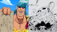 Franky (left) and underwater Wano (right) (Image via Toei Animation & Shueisha)